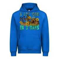 Cobalt a lot can happen in 3 days western Urban Hoodie - texasbilliewilder