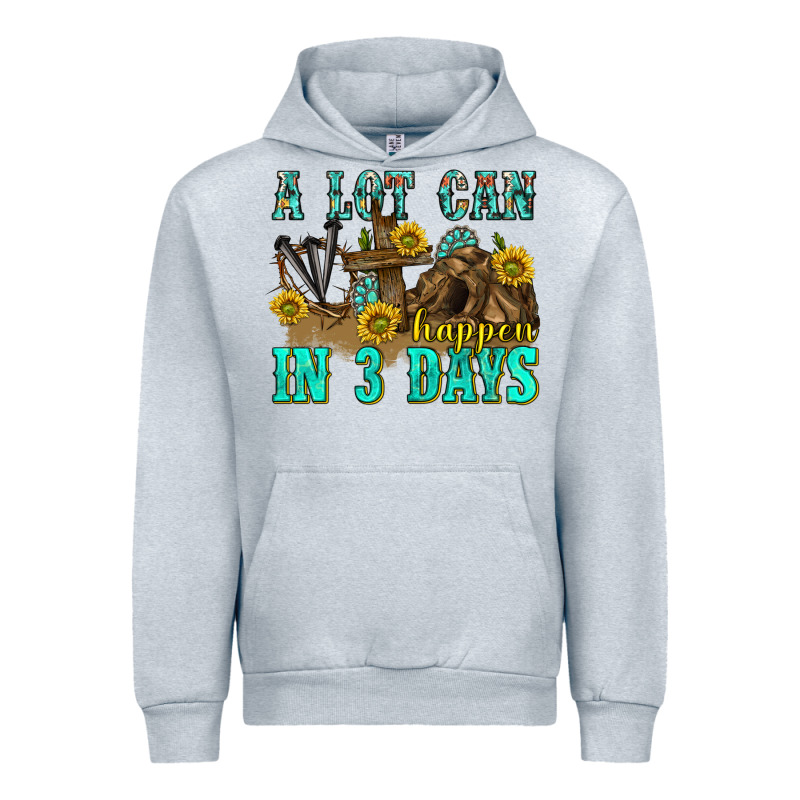 A Lot Can Happen In 3 Days Western Urban Hoodie by texasbilliewilder | Teevron