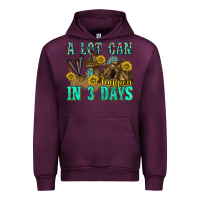 Mauve Wine a lot can happen in 3 days western Urban Hoodie - texasbilliewilder