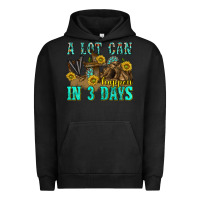 Pigment Black a lot can happen in 3 days western Urban Hoodie - texasbilliewilder