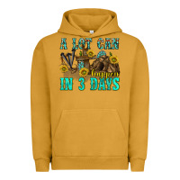 Pigment Peanut Butter a lot can happen in 3 days western Urban Hoodie - texasbilliewilder