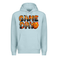 Blue Mist game day basketball leopard Premium Hoodie - Zillion Design Studio