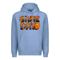 Colony Blue game day basketball leopard Premium Hoodie - Zillion Design Studio
