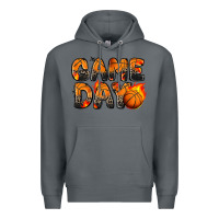 Rock game day basketball leopard Premium Hoodie - Zillion Design Studio