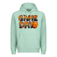 Seafoam game day basketball leopard Premium Hoodie - Zillion Design Studio