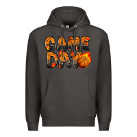 Smoke game day basketball leopard Premium Hoodie - Zillion Design Studio