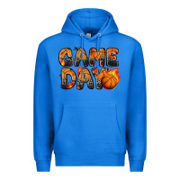 True Royal game day basketball leopard Premium Hoodie - Zillion Design Studio