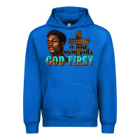 Cobalt a wise man puts god first Urban Hoodie - texasbilliewilder
