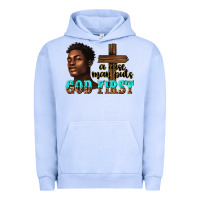 Pigment Grape Ice a wise man puts god first Urban Hoodie - texasbilliewilder