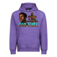 Tulip a wise man puts god first Urban Hoodie - texasbilliewilder