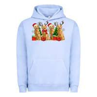 Pigment Grape Ice golden dogs with christmas Urban Hoodie - Zillion Design Studio