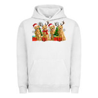 Pigment Lunar Rock golden dogs with christmas Urban Hoodie - Zillion Design Studio