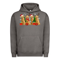 Pigment Tornado golden dogs with christmas Urban Hoodie - Zillion Design Studio