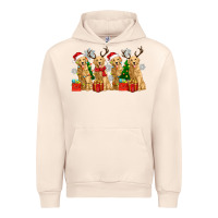 Sandshell golden dogs with christmas Urban Hoodie - Zillion Design Studio