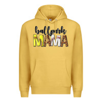Antique Gold ballpark mama Premium Hoodie - texasbilliewilder