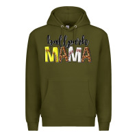 Army Green ballpark mama Premium Hoodie - texasbilliewilder