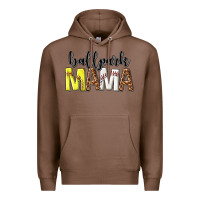 Chestnut ballpark mama Premium Hoodie - texasbilliewilder
