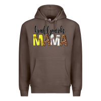 Coffee ballpark mama Premium Hoodie - texasbilliewilder