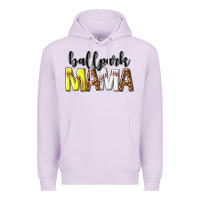 Lilac ballpark mama Premium Hoodie - texasbilliewilder