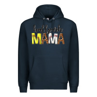 Navy ballpark mama Premium Hoodie - texasbilliewilder