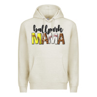 Oatmeal Heather ballpark mama Premium Hoodie - texasbilliewilder
