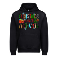 Black christmas spirit activite Urban Hoodie - Zillion Design Studio