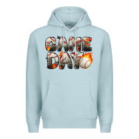 Blue Mist game day baseball leopard Premium Hoodie - Zillion Design Studio