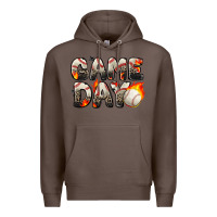 Coffee game day baseball leopard Premium Hoodie - Zillion Design Studio