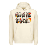Sandshell game day baseball leopard Premium Hoodie - Zillion Design Studio