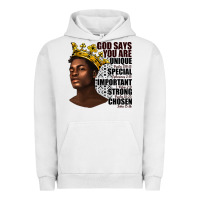 Pigment Lunar Rock afro man god says you are Urban Hoodie - texasbilliewilder