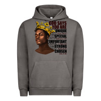 Pigment Tornado afro man god says you are Urban Hoodie - texasbilliewilder
