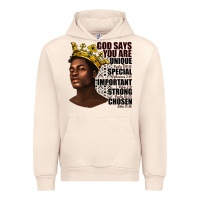 Sandshell afro man god says you are Urban Hoodie - texasbilliewilder