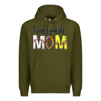 Army Green ballpark mom Premium Hoodie - texasbilliewilder