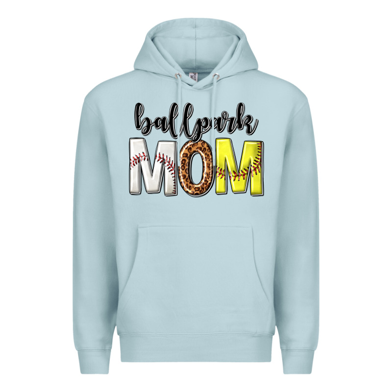 Ballpark Mom Premium Hoodie by texasbilliewilder | Teevron
