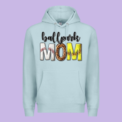 Ballpark Mom Premium Hoodie Designed By Texasbilliewilder