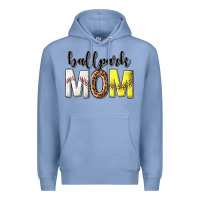 Colony Blue ballpark mom Premium Hoodie - texasbilliewilder