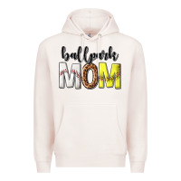 Pale Pink ballpark mom Premium Hoodie - texasbilliewilder