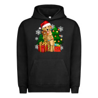 Pigment Black christmas golden dog Urban Hoodie - Zillion Design Studio