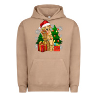 Pigment Burro christmas golden dog Urban Hoodie - Zillion Design Studio