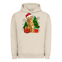 Pigment French Oak christmas golden dog Urban Hoodie - Zillion Design Studio