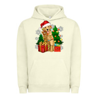Pigment Pistachio christmas golden dog Urban Hoodie - Zillion Design Studio