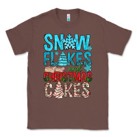 Chestnut Snow Flakes aAd Christmas Cakes Classic Tee - BundleAndBundleShop