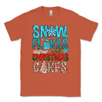 Copper Snow Flakes aAd Christmas Cakes Classic Tee - BundleAndBundleShop