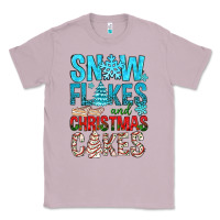 Lilac Snow Flakes aAd Christmas Cakes Classic Tee - BundleAndBundleShop