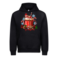 Black hot cocoa  season Urban Hoodie - Zillion Design Studio