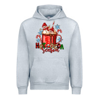Heather Grey hot cocoa  season Urban Hoodie - Zillion Design Studio
