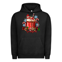 Pigment Black hot cocoa  season Urban Hoodie - Zillion Design Studio