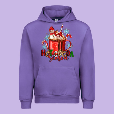 Hot Cocoa  Season Urban Hoodie Designed By Zillion Design Studio
