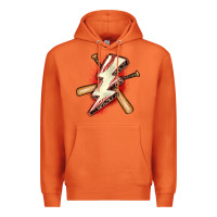 Carrot baseball lightning bolt Premium Hoodie - Zillion Design Studio
