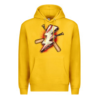 Lemon baseball lightning bolt Premium Hoodie - Zillion Design Studio